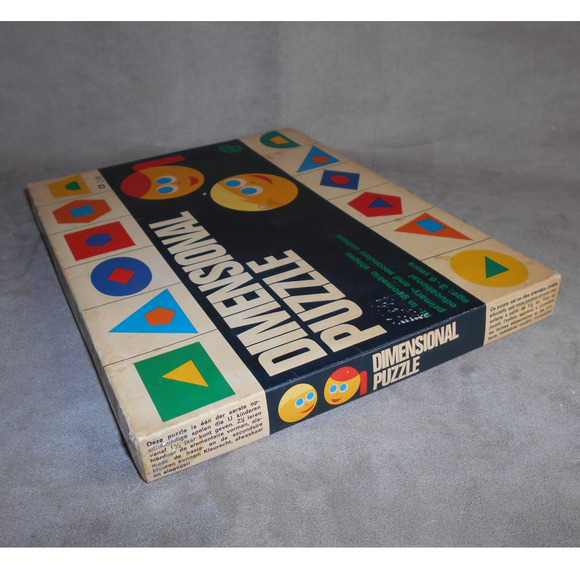 Vintage Dimensional Puzzle Europlastic Amsterdam Holland Montessori RARE - Picture 8 of 10